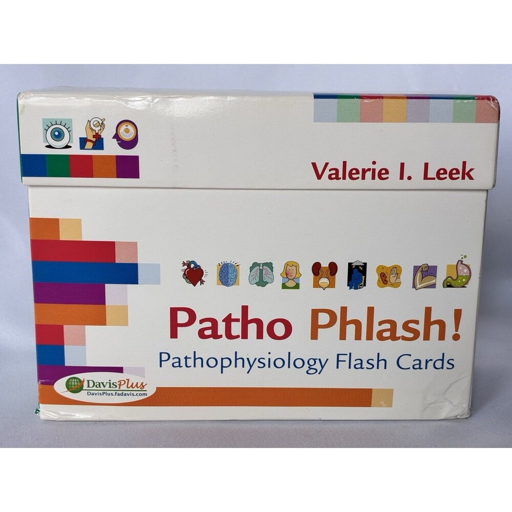 Patho Phlash! Pathophysiology Flash Cards Educational Medical Study Material